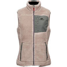 Dame - Hvite Vester Elevenate Glacier Pile Vest - Ginger Beige