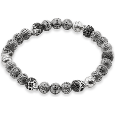 Thomas Sabo Armband Kors Och Dödskalle - Silver