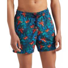 Polyamide Swimming Trunks Vilebrequin Men's Moorise Printed Swim Shorts - Navy