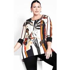 Avenue Blouses Avenue Plus Size Romy Top - Spice