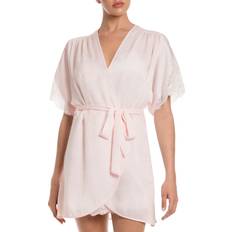 Arancione - Donna Accappatoi Shimmer Satin Wrap Robe - Delicate Peach