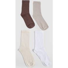 Socks boohoo Tonal Crew Socks 4 Pack - Multi