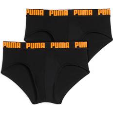 Puma Men's Puma's Briefs 2 Pack - Black