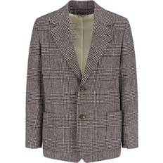 Seda Ropa de abrigo GOLDEN GOOSE Grey Wool And Silk Jacket - Brown