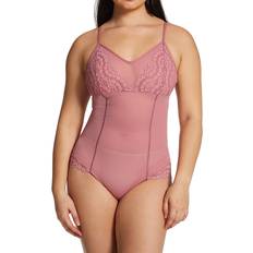 Multicolore Body Office Lady Slim Waist Suit - Pink