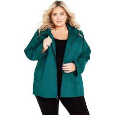 Avenue Outerwear Avenue Plus Size Giselle Jacket - Teal