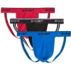 2(X)IST Men's Cotton Stretch Jock Strap - Scotts Red