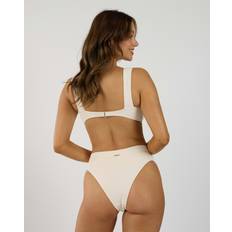 Cotton Swimwear Billabong Sunkissed Maui Rider High Waisted Bikini Bottom - Salt Crystal