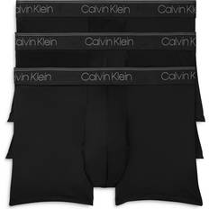 Calvin Klein Men's Underwear Calvin Klein Microfiber Stretch Wicking Low Rise Trunks - Black