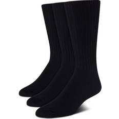 Lino Ropa interior Lightweight Cotton Crew Socks - Black