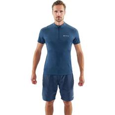 Montane Dart Zip T-Shirt - Blue