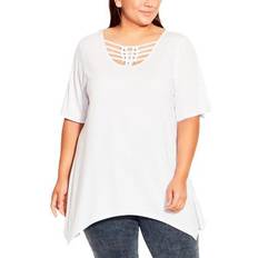 Catherines Plus Size Pleated Tunic - Women's