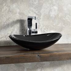 Lavandini da bagno neu.haus Waschbecken 47 x 31 cm Schwarz