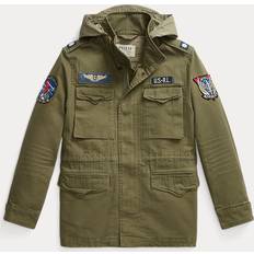 Ralph Lauren Men Outerwear Ralph Lauren Cotton Herringbone Field Jacket - Olive Mountain