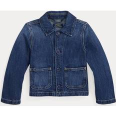 Ralph Lauren Outerwear Ralph Lauren Logo Cotton Denim Boxy Jacket - Juni Wash