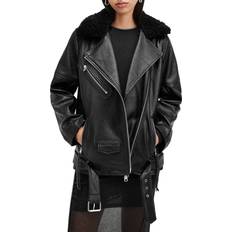 AllSaints Outerwear AllSaints Vendra Nz Leather Biker Jacket