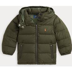 Ralph Lauren Men Outerwear Ralph Lauren Ripstop Down Hooded Jacket - Olive