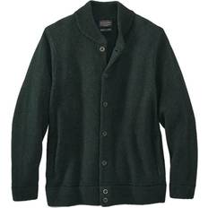 Mies - Villa Neuletakit Plus Homme Fluffy Knit Cardigan - Atlantic Green