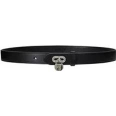 Ralph Lauren Accessoarer Ralph Lauren Läderbälte Med Hänglås - Black