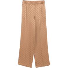 Gucci Pink Clothing Gucci Jacquard Pants - Beige