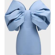 Unisex Dresses Alexander Wang Draped Bow Sleeve Mini Dress - Powder Blue