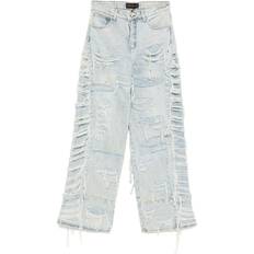 Jeans True Nation Tapered-Fit Ultra Light Destructed Jeans - Blue