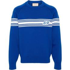 Gucci Sweaters Gucci Square GG-Patch Wool Jumper - Blue