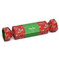 Happy Socks Christmas Cracker Holly Box - Farbenfroh/Verspielte/Rot/Grün