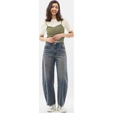 Uniqlo Barrel Leg Jeans Standardlänge - Dark Gray