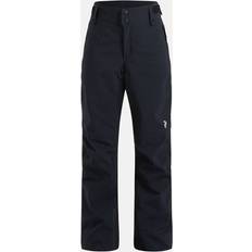 Röda Skalbyxor Peak Performance Junior Maroon Pants - Black