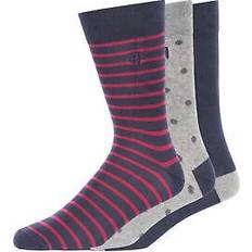 French Connection Socks French Connection Oakley Sockenfür Herren - Grau/Marineblau/Himbeere