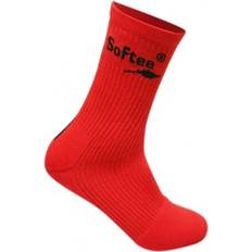 Softee Premium Mid-calf Socks - Red