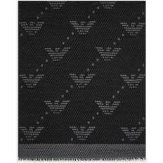 Men - Modal Accessories Emporio Armani Black Scarf