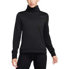 Nike Black T-shirts Nike Therma FIT Swift Women's Turtleneck Running Top - Black