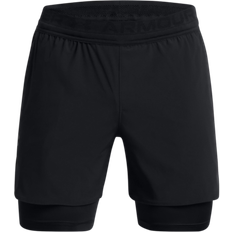 Under Armour Men's Peak Woven 2-in-1 Shorts Black Black