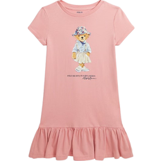 Dresses Polo Ralph Lauren Childrenswear Girls 2-6x Bear Cotton Jersey T-Shirt Dress, Pink