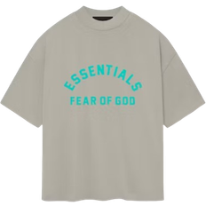 T-Shirts Fear of God Fear of God ESSENTIALS Gray Crewneck T-Shirt Seal