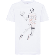 Boys T-shirts Nike Boy's Grade School Jordan Jumpman Jersey T-Shirt - White