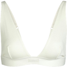 3XL Bras SKIMS Womens Bone Ribbed Stretch-cotton Bralette