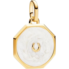 Pandora ME Lucky Horseshoe Medallion Charm White One