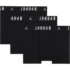 Color sólido Boxers Jordan Kid's Flight Dri-FIT Cotton Boxer Briefs 3-pack - Black