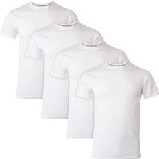 Tshirts slim fit Hanes Men's Ultimate Slim-Fit Tees 4-pack - White