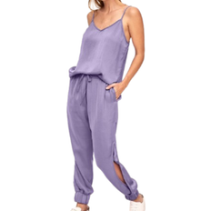 Purple - Women Jumpsuits & Overalls Adore Me Bethany Women's Tank & Jogger Loungewear Set Dark purple Dark purple