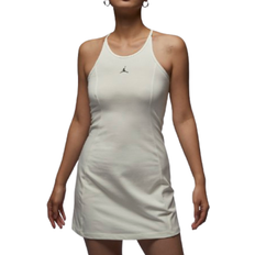 Jordan Dresses Jordan Women's Slim Knit Dress White Polyester UK 20–22