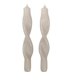 Snoede lys Broste Copenhagen Twist Twisted Rainy Day Stearinlys 23cm 2stk