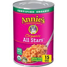 Natural Canned Food Annie's Organic All Stars Pasta in Tomato & Cheese Sauce 15oz 1