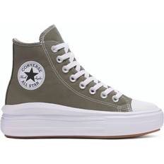 Converse 38 - Gröna Skor Converse Chuck Taylor All Star Move Platform W - Utility/White/Black