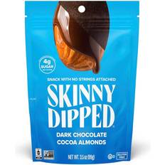 Snacks Skinnydipped Dark Chocolate Cocoa Almonds 99.22g 1Pack