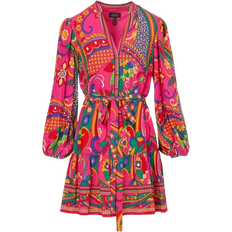 Adrianna Papell Clothing Adrianna Papell Adrianna by Adrianna Papell Women's Printed Shirtdress Pink Multi