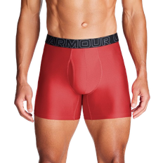 Under Armour Men's Underwear Under Armour Boxerjock 15 cm für Herren - Rot/Castlerock Full Heather